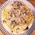 ♡♡（＾Ｏ＾）♡♡'s cooksnap of when they made ベーコンとしめじのクリームパスタ.