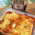 なるみじゅ's cooksnap of when they made ピリリ！醤油チーズにメープル！？トースト.