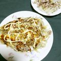 りゆじゆのばあば's cooksnap of when they made キャベツもやし豚肉の副菜(派生で2品).