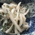 クックZ7AWUX☆'s cooksnap of when they made 大根と梅しそサラダ.