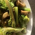 kiaorayuki's cooksnap of when they made 激旨！セロリとブロッコリーのニンニク炒め.