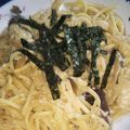 かにさんこ's cooksnap of when they made お気に入りのたらこクリームパスタ.