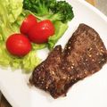 horseland's cooksnap of when they made BBQグリルで絶品ステーキ.