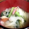 ネギがお好き's cooksnap of when they made ウインナーと野菜の味噌汁★★★★★★★.