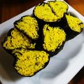 にゃ★にゃ's cooksnap of when they made 柿丿本（食用菊）の*のり巻き*胡桃入り.