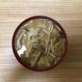 かおり♡♡♡'s cooksnap of when they made 刺激有り？！ピリッと【キノコのお味噌汁】.