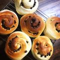 ☆うにうにたろー☆'s cooksnap of when they made チョコとキャラメルシュガーのロールパン.