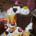 クックOPKLJ7☆'s cooksnap of when they made キッズ大喜び☆簡単ロールケーキタワー.