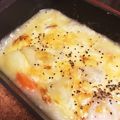 梅茶づけ's cooksnap of when they made リメイクおかず☆もちグラタン☆.