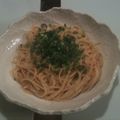 ★みさきんぐ★'s cooksnap of when they made 鮭クリームのスパゲッティ.