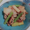rieppppp's cooksnap of when they made マコモダケのオイスターソース炒め.