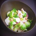 ひさかた's cooksnap of when they made ✿タコと芽キャベツの梅肉和え✿.