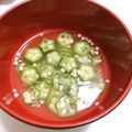 ＠もちぷりん's cooksnap of when they made オクラの粘りを最大限に引き出す茹で方！.