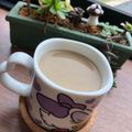 ふたごママちゃん's cooksnap of when they made 超簡単❤余ったコーヒーではちみつ豆乳ラテ.