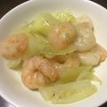 ジジ0402's cooksnap of when they made ニンニク香る海老とじゃが芋のアヒージョ.