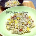 YUH♡ママ's cooksnap of when they made ウインナーとじゃがいものジャーマン炒飯.