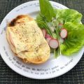 よこ耳ねこ's cooksnap of when they made ✿スパイシー☆ハムチーズトースト✿.
