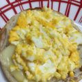 もともこ★'s cooksnap of when they made イングリッシュマフィン・チーズ卵マヨ.