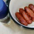 ちひゃん2525's cooksnap of when they made 朝ごはん！おつまみに！即席ウインナー.
