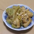 きらり流れ星's cooksnap of when they made シンプル！白菜＆油揚げのくたくた煮.