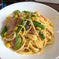 あおちゃんnoママ's cooksnap of when they made ツナとほうれん草の和風パスタ.