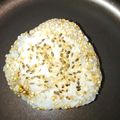 ちひゃん2525's cooksnap of when they made 超簡単☆白ごま香る！甘味噌焼きおにぎり.