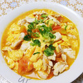 なな0114's cooksnap of when they made トマトとササミの卵炒め.