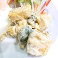 フレンチブルブル's cooksnap of when they made かぼちゃとサツマイモのレーズンサラダ.