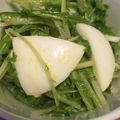 ぷうちゃんちゃん's cooksnap of when they made ゆで卵と水菜の塩麹和え.