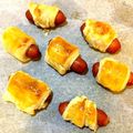 ぴのっちか's cooksnap of when they made 冷凍パイシートの簡単ウインナーロール.