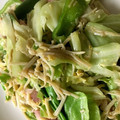 シバイヌりゅう's cooksnap of when they made 冷蔵庫整理！エノキとキャベたまの中華炒め.