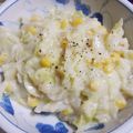 みよ～'s cooksnap of when they made キャベツとコーンのクリーム煮.