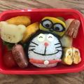 まーのよめ's cooksnap of when they made ドラえもん☆キャラ弁.