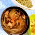 やすおし's cooksnap of when they made つけ麺風☆白菜と豚肉のつけ汁蕎麦.