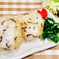 ももちゃんのれしぴ's cooksnap of when they made お弁当に♪ごま油香る簡単おにぎり.