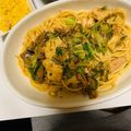 クックYBSTT4☆'s cooksnap of when they made 鯖の水煮缶で簡単☆和風パスタ.