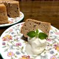いちご♡マシュマロ's cooksnap of when they made 渋皮煮で作る＊シフォンケーキ.