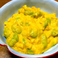 クック3U4D4W☆'s cooksnap of when they made カボチャとエダマメのカレーマヨサラダ.