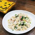 momoco's cooksnap of when they made ベーコンとしめじの洋風炒飯.