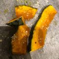 kieep's cooksnap of when they made かぼちゃ。オーブントースターで焼いただけ.