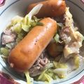 もんずん's cooksnap of when they made 簡単！！千切りキャベツと豚肉の黒胡椒鍋.