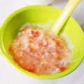 4double5's cooksnap of when they made 離乳食中期☆ホワイトソースでドリア風お粥.