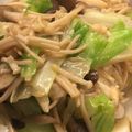 はーい♫たけちゃん☆'s cooksnap of when they made 5分で簡単！しめじとキャベツのバター炒め.