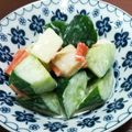 ほ～ちゃん♪'s cooksnap of when they made 5分で完成♪長芋ときゅうりのサラダ☆.
