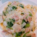 みぃ☆Cook's cooksnap of when they made ブロッコリーとベーコンのクリームパスタ.