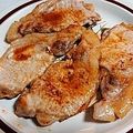 みゃじま's cooksnap of when they made 鉄のフライパンで焼く厚切りポークソテー.