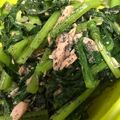 ゆきにな's cooksnap of when they made レンジで簡単☆小松菜の胡麻ツナ和え。.