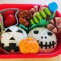ばななちゃん538's cooksnap of when they made 幼稚園 芋掘り遠足ハロウィン弁当.