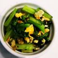 島猫。's cooksnap of when they made 小松菜とたまごの中華風炒め.