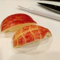 どらど～ら's cooksnap of when they made りんごでにぎり寿司！（エビ、飾り切り）.